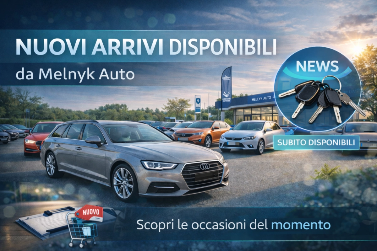 Nuovi arrivi disponibili da Melnyk Auto
